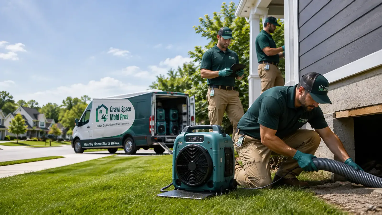 Crawl Space Mold Removal in Millersville, PA